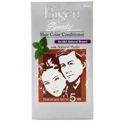 Bigen Speedy Hair Color Conditioner no. 884 Natural Brown With Natural Herbs